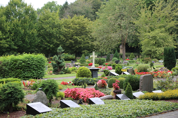 Überblick auf den Friedhof
